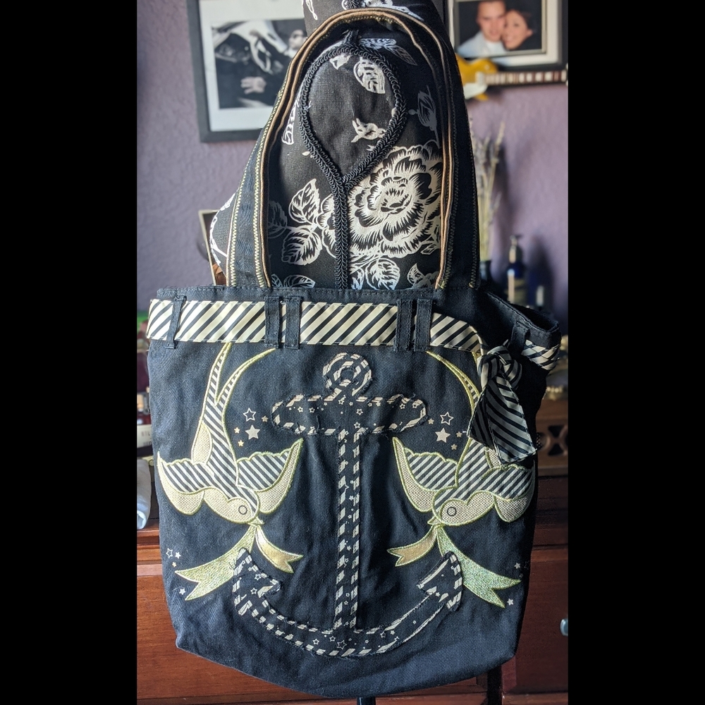 Loungefly Nautical Swallow Tote Bag